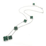 VAN24 Clover Shell Necklace gold plated necklace for women