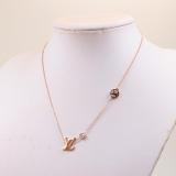 LN19 Necklace 316L steel plating gold necklaces Jewelry