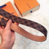 LBL4 Real leather wide 3.5cm coffee have 95-125cm total long with packing