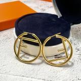 FE1  18K white gold plated brass