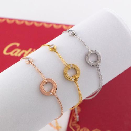 CAB26   316L steel with crystal 18K gold plated