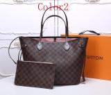 GLP8   32x29x17cm Neverfull Bag high quality L*V   bag for lady gift Canvas leather