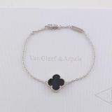 VAB1 4 Clover Bracelet single flower steel bracelet