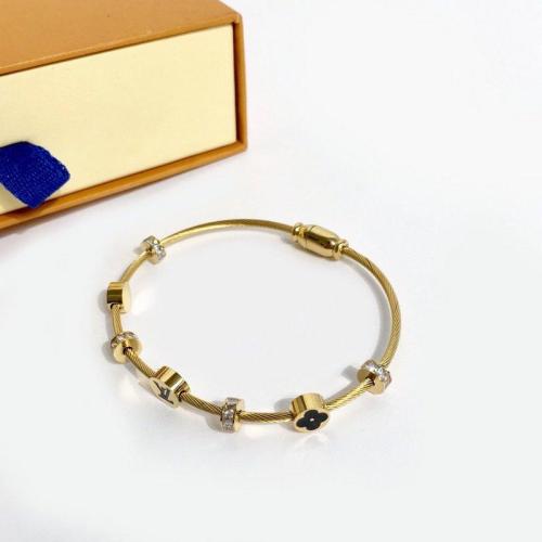 LVB99 316L steell gold plated bracelet  charm bracelet