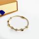 LVB99 316L steell gold plated bracelet  charm bracelet