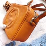 GGP76  leather Ladies black camera bag  21*15*7cm