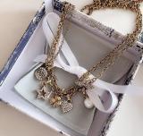 DIN22 Classic ladies love star clover necklace