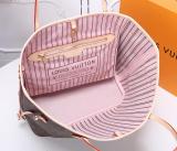 GLP8   32x29x17cm Neverfull Bag high quality L*V   bag for lady gift Canvas leather