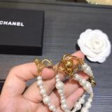 CHN79  Flower inlaid pearl necklace, sweet and fresh style