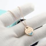 TN17 Necklace single heart necklace pandent jewelry