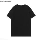 BAC27   Men's and women's casual T-shirt with letters LOGO pattern
