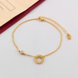 CAB26   316L steel with crystal 18K gold plated