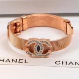 CB18  Fine stainless steel gold-plated jewelry CH bracelet
