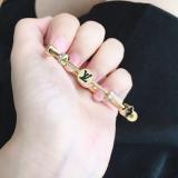 LVB99 316L steell gold plated bracelet  charm bracelet