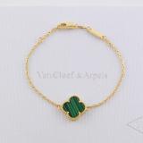 VAB1 4 Clover Bracelet single flower steel bracelet