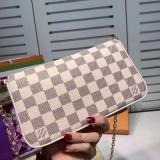 LVP76 Fashion three piece original leather handbag wallet  with box