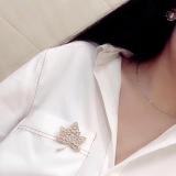 CHX37 women brooch gold-plated jewelry