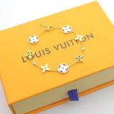 LVB87 316L steell gold plated bracelet flower shell bracelet