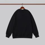 BUC1  Men's and women's plaid bear print letter logo casual round neck sweater