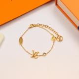 LVB86 316L steel gold plated bracelet