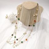 VAN18 Necklace 316L steel plating gold Jewelry