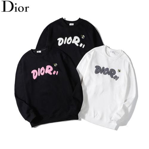 DIC702  Cotton round neck sweater embroidery word