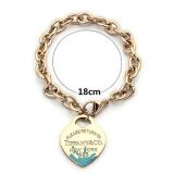 TB41  Bracelet 316L steel plating gold Bangle Jewelry