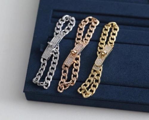 HB49  gold-plated bracelets, simple and direct buckle