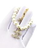 CHB49  Full pearl letter bracelet, simple atmosphere