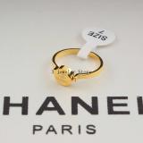 CHR17  Titanium steel round couple letter medal event ring
