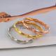 GB77  316L steel and crystal with 18K gold plated