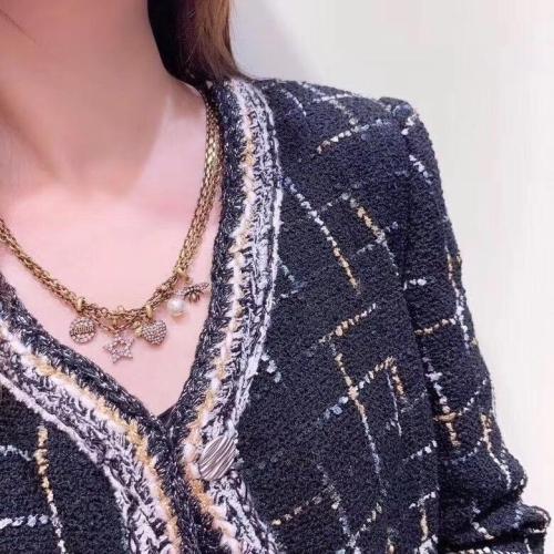 DIN22 Classic ladies love star clover necklace