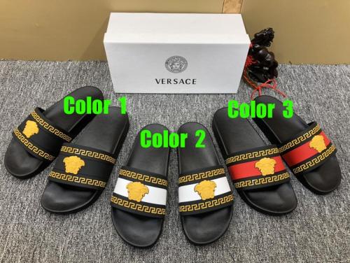 YVS6  Men's and Women's Slippers Shoes High Quality with Box Size 36-45