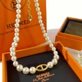 HN31 Exquisite retro and charming pig nose pearl necklace