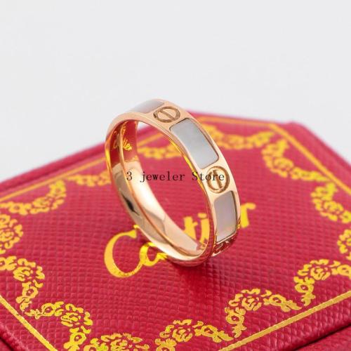 CAR22   Stainless Steel Gold Plated Jewelry CA Ring