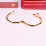 CAB12 bangle 316L steel with 18K gold plated women size or man size jewelry