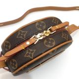 GLP201 Classic Women's Shoulder Bag Round Leather Crossbody Bag 18x16x6x5CM