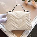 GGP53 Size 21-15.5-8cm and 26.5-20-9cm leather G bag