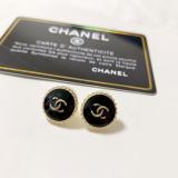 CHE144 Women's Brass 18K Gold Plated Stud Earrings