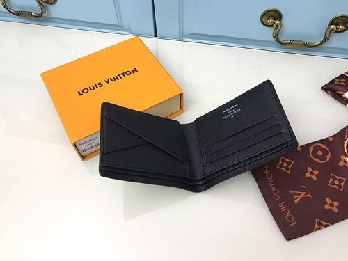 LLP8 leather V wallet 12x9cm leather bag with box