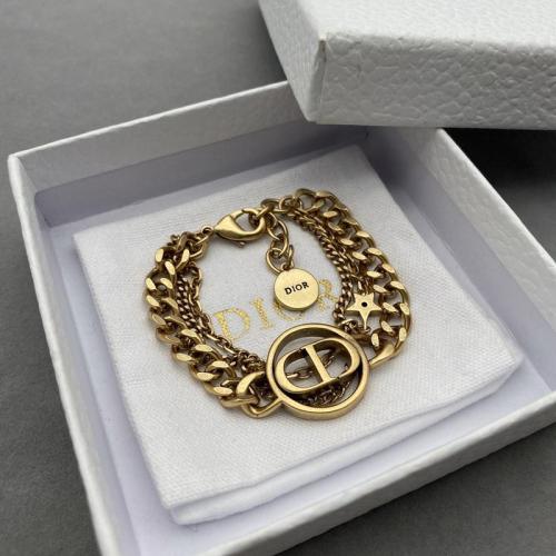 DIB36  Ladies Vintage Gold Multilayer Bracelet