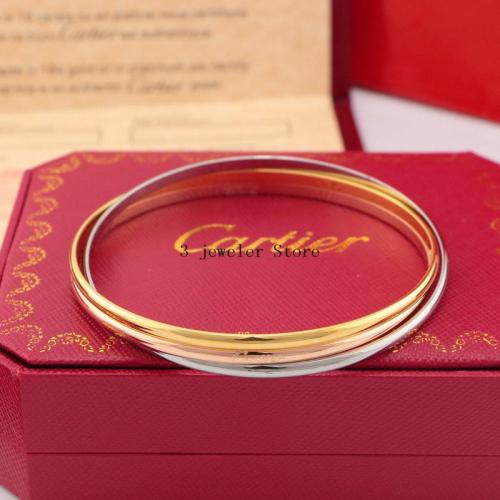 CAB19 classic three ring bracelet bangle two size