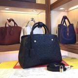 LLP48 High-quality leather bag women handbag 33X23X15cm fashion bag