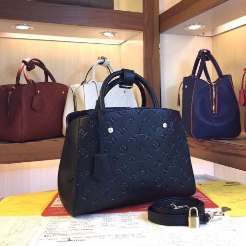 LLP48 High-quality leather bag women handbag 33X23X15cm fashion bag