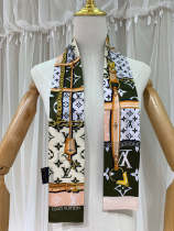XLC17 Silk satin 8-120CM scarf