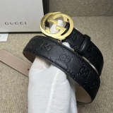 GCBL4 Real leather    3.8CM 95-125CM Belt with all packing