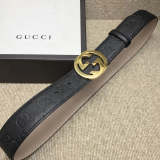 GCBL4 Real leather    3.8CM 95-125CM Belt with all packing