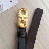 FBL4 Real leather   3.5CM 95-125CM Belt with all packing