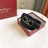 FBL19 Real leather    3.5CM 95-125CM Belt with all packing