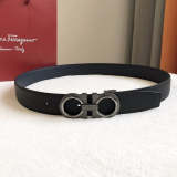 FBL19 Real leather    3.5CM 95-125CM Belt with all packing